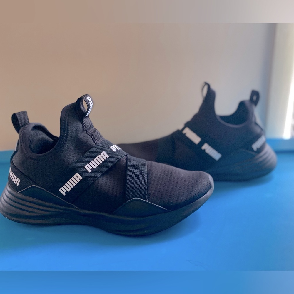 Puma Black Crossover Sneakers